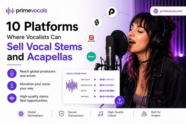 Sell Vocal Stems and Acapellas